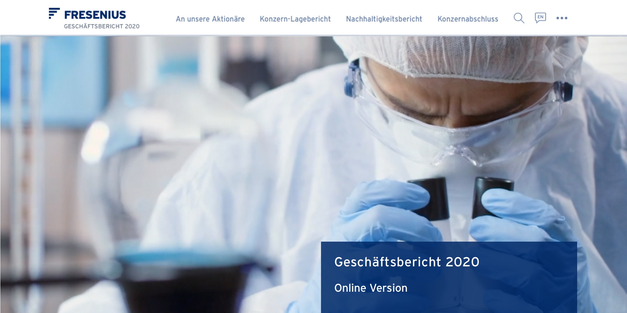 Corporate Governance - Fresenius Online-Geschäftsbericht 2020